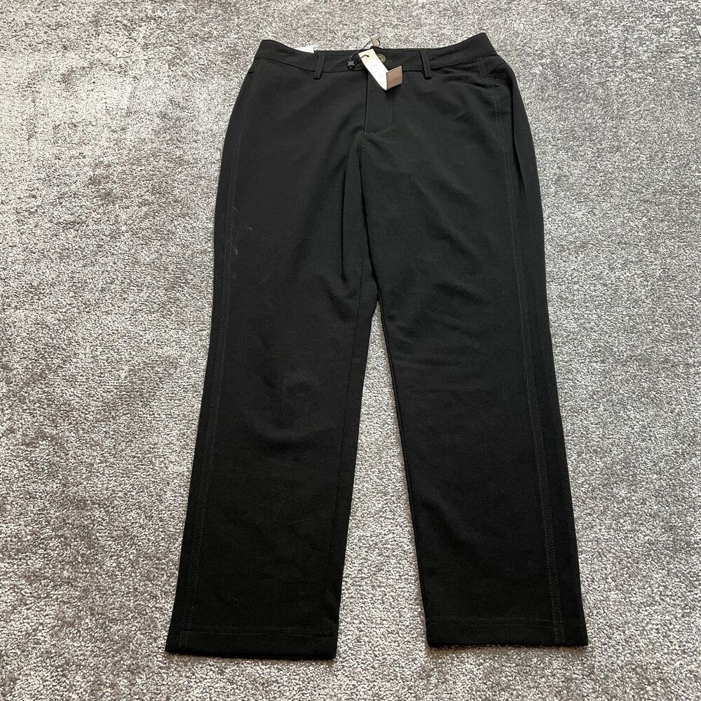 BCBGeneration Chino Pants Womens Small Black Slacks 30x26.5 Stretch New NWT $88